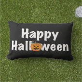 ハッピーハローウィンスプクトカンプキンジャックランタン アウトドアクッション (芝生)
