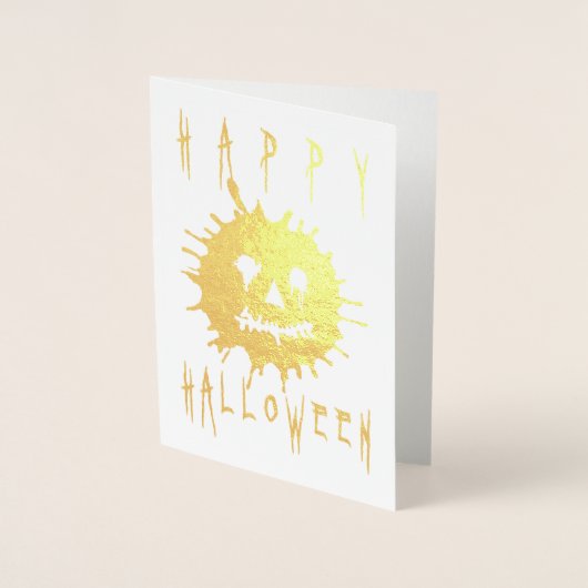 ハッピーハローウィンスプラトリタン 箔カード (正面)