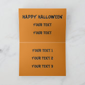 ハッピーハローウィンスマイルカボチャパーティー 招待状 (内部)