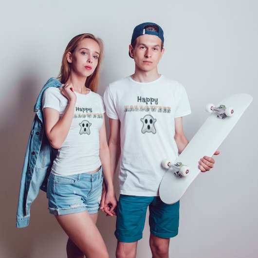 ハッピーハローウィンスローガンコブおもしろい Tシャツ