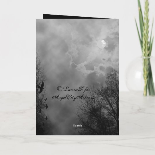 ハッピーハローウィンス幽霊のよく出るカイカスタムカード カード (裏面)