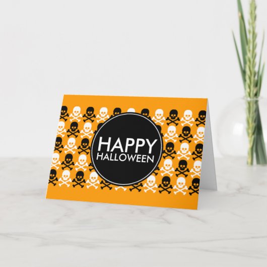 ハッピーハローウィンセンターストリップ カード (正面)
