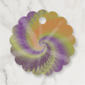 ハッピーハローウィンタイダイメッセージカード フェイバータグ (裏面)