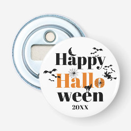 ハッピーハローウィンタイポグラフィとヴィンテージ 栓抜き