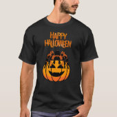 ハッピーハローウィンタランチュラオンザパンプキン Tシャツ (正面)