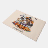 ハッピーハローウィンチワフアドッグス ドアマット (アングル)