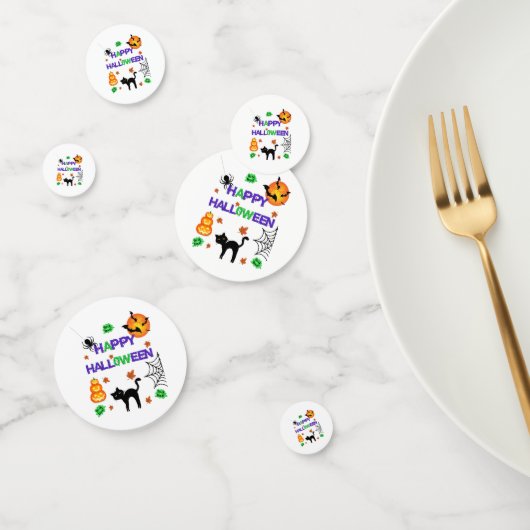 ハッピーハローウィンテーブル紙吹雪 コンフェッティ (グループ)