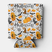 ハッピーハローウィンテーマ 缶クーラー (正面)