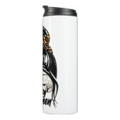 ハッピーハローウィンデイ2021ハロウィンレオパードママ タンブラー (回転右)