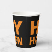 ハッピーハローウィンデザイン紙カップ 紙コップ (右)