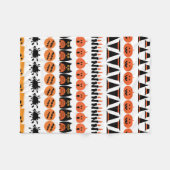 ハッピーハローウィンデザイン フリースブランケット (正面(横))