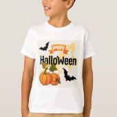 ハッピーハローウィンデザイン Tシャツ (正面)
