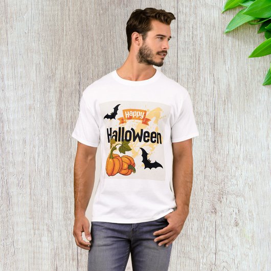 ハッピーハローウィンデザイン Tシャツ