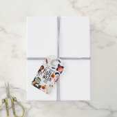 ハッピーハローウィントリックまたはトリートキッズ幽霊誕生日 ギフトタグ (より糸付き)