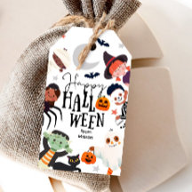 ハッピーハローウィントリックまたはトリートキッズ幽霊誕生日