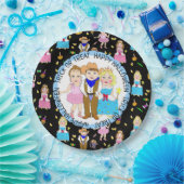 ハッピーハローウィントリックまたはトリートパーティー ペーパープレート (パーティー)