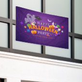 ハッピーハローウィントリックまたはトリートパーティー 横断幕 (ビルの外側)
