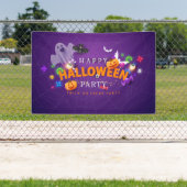 ハッピーハローウィントリックまたはトリートパーティー 横断幕 (インサイチュ)