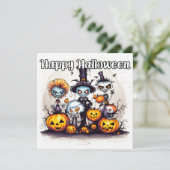 ハッピーハローウィントリックまたはトレーター カード (スタンド正面)