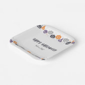 ハッピーハローウィントリックまたは治療 ペーパープレート (傾斜あり)