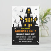 ハッピーハローウィントリックオアトリートハ幽霊のよく出るウス 招待状 (スタンド正面)