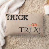 ハッピーハローウィントリックオートリートバーラップ ランバークッション (ブランケット)