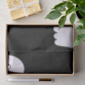 ハッピーハローウィントリック又はトリート名前をカスタムする 薄葉紙 (ギフト)