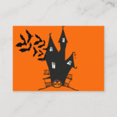 ハッピーハローウィントリートクリープジャック'oランタン プレイスカード (裏面)