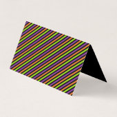 ハッピーハローウィントリートバッグトッパーとモンスター 名刺 (裏面)