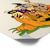 ハッピーハローウィンドッグズインパンプキン ポスター (角)