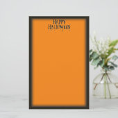 ハッピーハローウィンドリッピー文字画像 便箋 (スタンド正面)