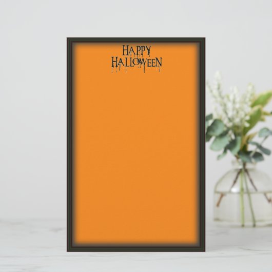 ハッピーハローウィンドリッピー文字画像 便箋 (スタンド正面)