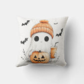 ハッピーハローウィンドリンクアップウィッチ不気味幽霊 クッション (裏面)