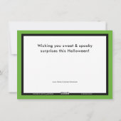 ハッピーハローウィンドリンク&デザート シーズンカード (裏面)