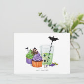 ハッピーハローウィンドリンク&デザート シーズンカード (スタンド正面)