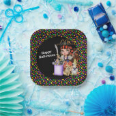 ハッピーハローウィンドレスアップ紙プレート ペーパープレート (パーティー)