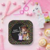 ハッピーハローウィンドレスアップ紙プレート ペーパープレート (パーティー)