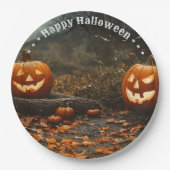 ハッピーハローウィンナイトコレクション ペーパープレート (正面)