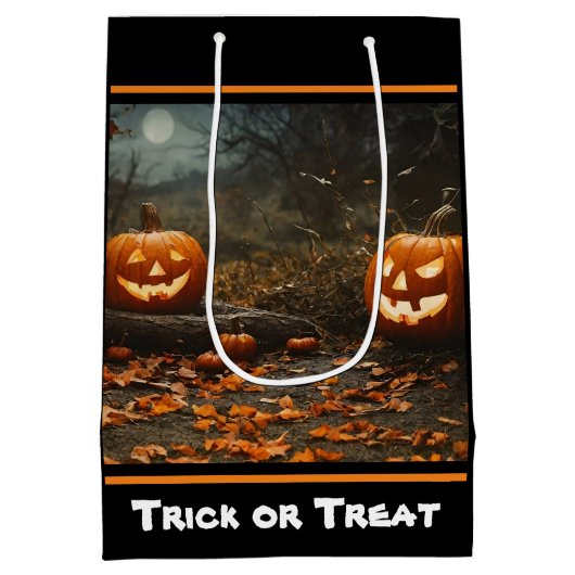 ハッピーハローウィンナイトコレクション ミディアムペーパーバッグ (裏面)