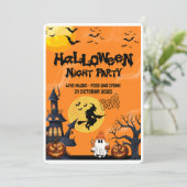 ハッピーハローウィンナイトパーティー 招待状 (スタンド正面)