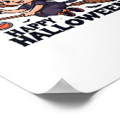 ハッピーハローウィンナースシャツ不気味- Cute Medical ポスター (角)