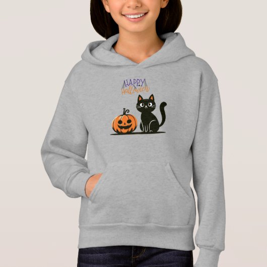 ハッピーハローウィンネコとカボチャ (正面)
