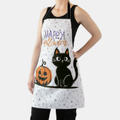 ハッピーハローウィンネコとカボチャ エプロン (インサイチュ)