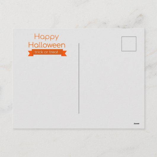 ハッピーハローウィンネコとカボチャ シーズンポストカード (裏面)