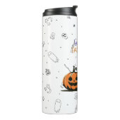 ハッピーハローウィンネコとカボチャ タンブラー (回転左)