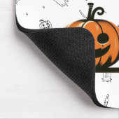 ハッピーハローウィンネコとカボチャ マウスパッド (コーナー)