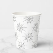 ハッピーハローウィンノトリックだけでクモの巣を扱う 紙コップ (裏面)