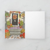 ハッピーハローウィンハウス カード (内部)