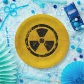 ハッピーハローウィンハザード警告放射線 ペーパープレート (パーティー)