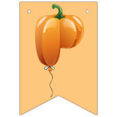 ハッピーハローウィンハッピーハローウィンバルーン バンティングフラッグ (第3の旗)